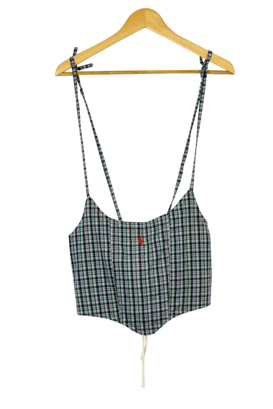Reworked Ralph Lauren Corset Style Top