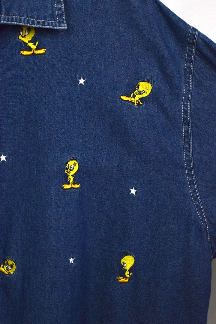 2001 Tweety Bird Denim Top