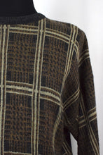 Load image into Gallery viewer, 80s/90s Sqaure Pattern Knitted Jumper
