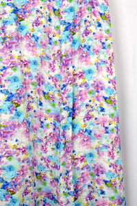 Reworked Floral Print Skirt