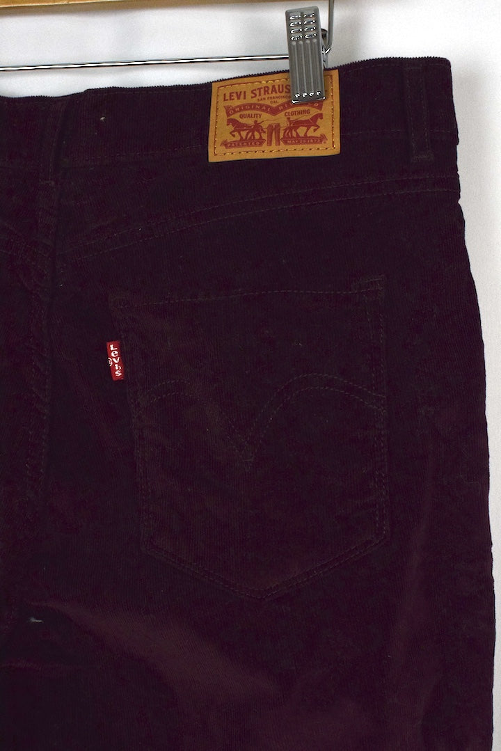 Red Levi Strauss Brand Corduroy Pants
