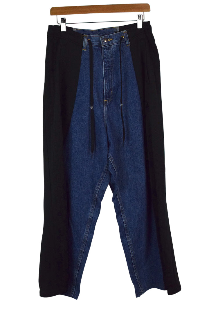 Reworked Adidas Brand Track-Jeans