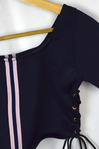 Reworked Adidas Brand Crop Top