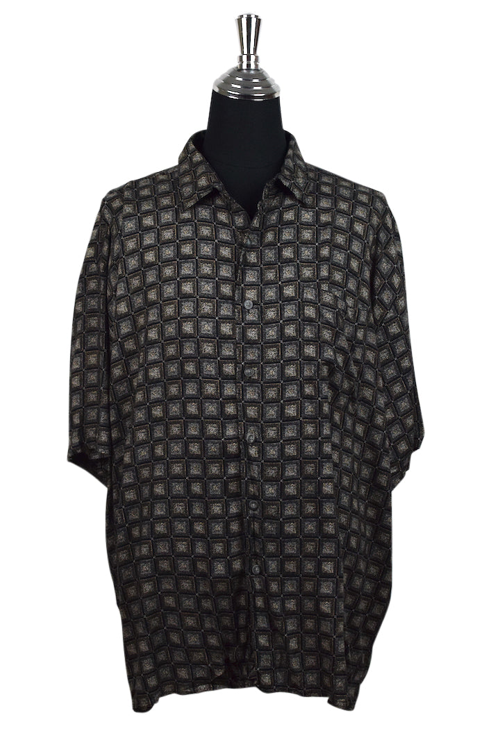 Tile Print Party Shirt