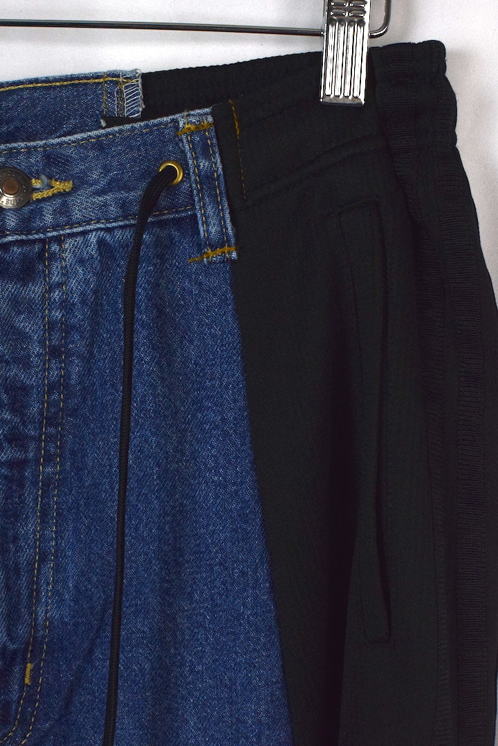 Reworked Adidas Brand Track-Jeans