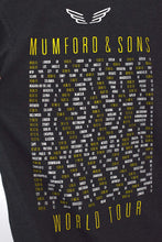 Load image into Gallery viewer, 2015/16 Mumford &amp; Sons Tour World T-shirt

