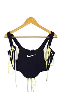 Reworked Nike Brand Corset Style Top