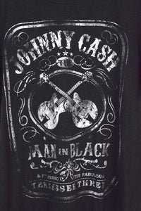 Johnny Cash Man In Black T-shirt