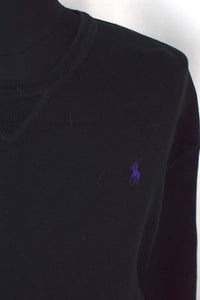 Black Ralph Lauren Brand Knitted Jumper