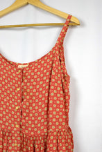 Load image into Gallery viewer, Orange Floral Print Dress
