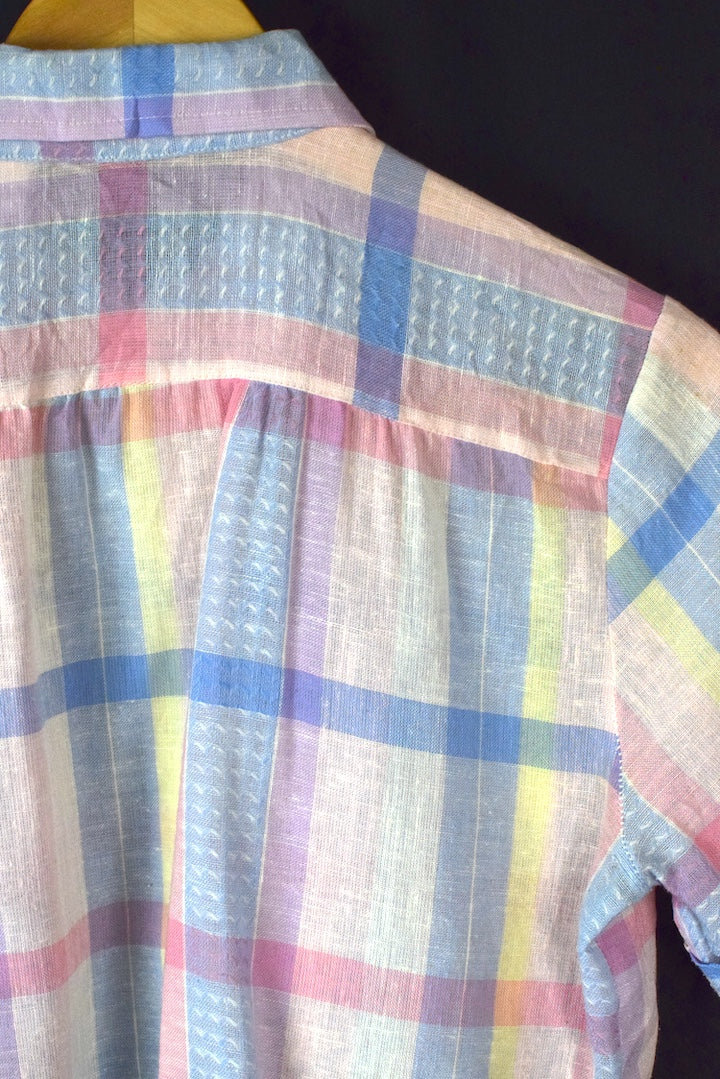Pastel Checkered Blouse