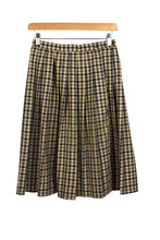 Load image into Gallery viewer, Reworked Beige Checkered Skirt
