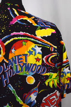 Load image into Gallery viewer, 90s Vibrant Planet Hollywood Print Shirt
