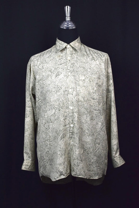 Paisley Leaf Print Shirt