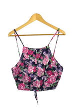 Load image into Gallery viewer, Reworked Floral Print Tie-up Top

