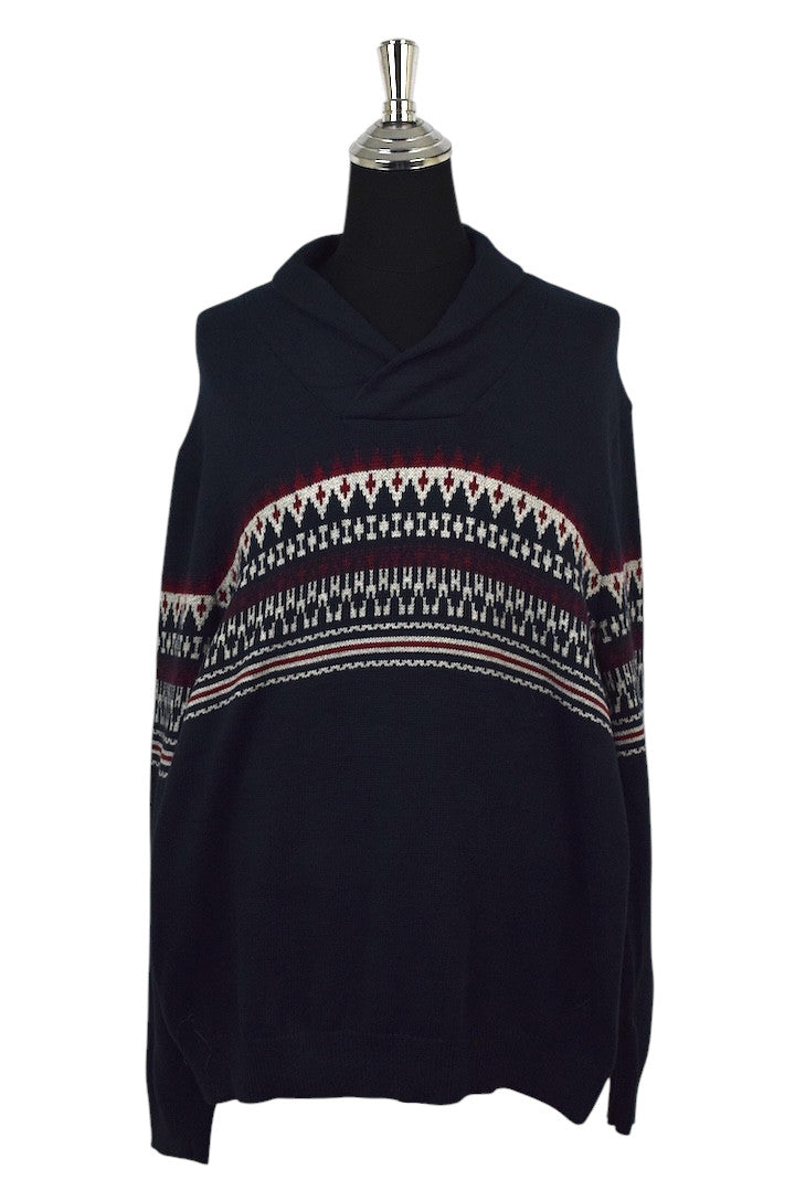 Nautica Brand Shawl-neck Knitted Jumper