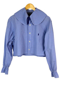 Reworked Ralph Lauren Brand Crop Top