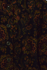 Abstract Floral Print Jacket
