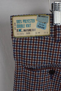 70s/80s Checkered Pants