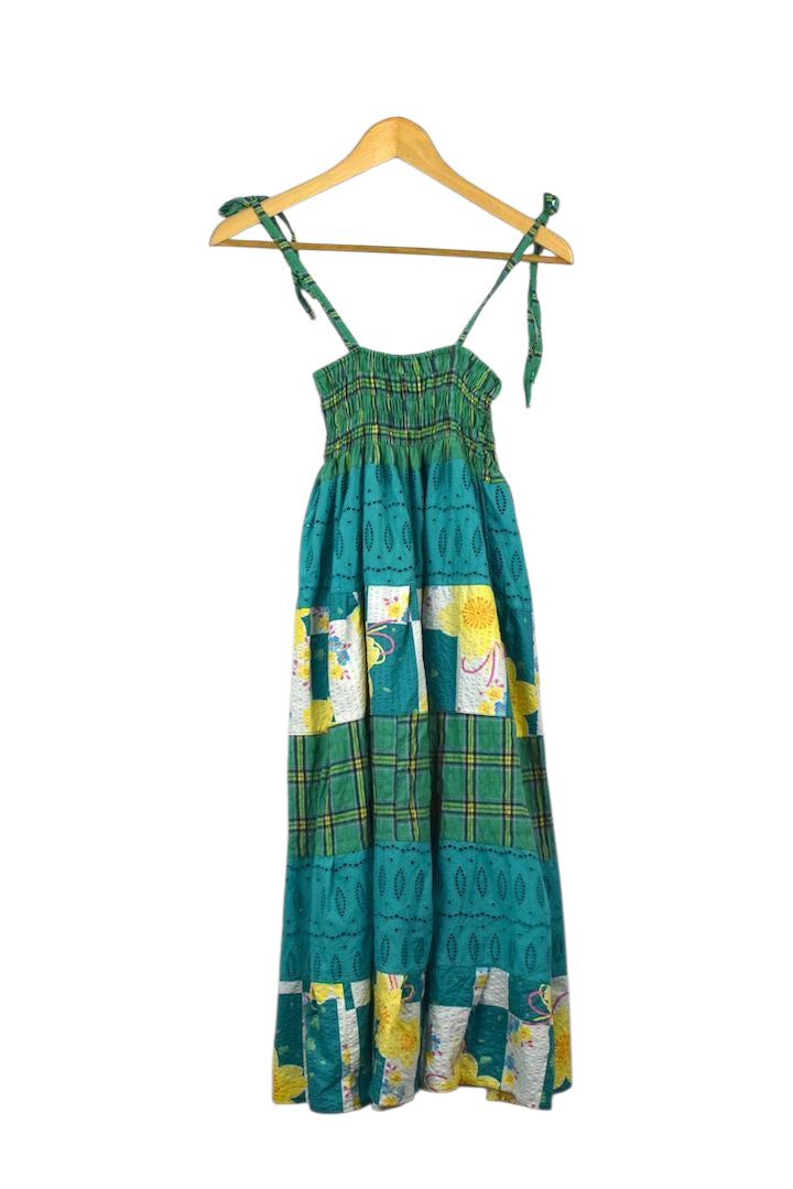 Reworked Floral Print Dress