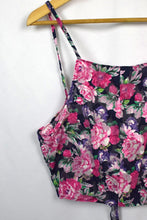 Load image into Gallery viewer, Reworked Floral Print Tie-up Top
