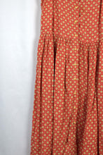 Load image into Gallery viewer, Orange Floral Print Dress
