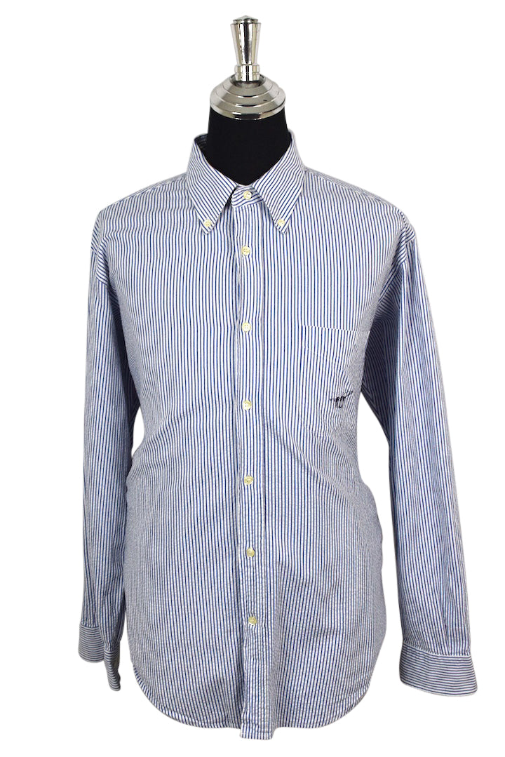 Henry Cotton's Brand Striped Shirt