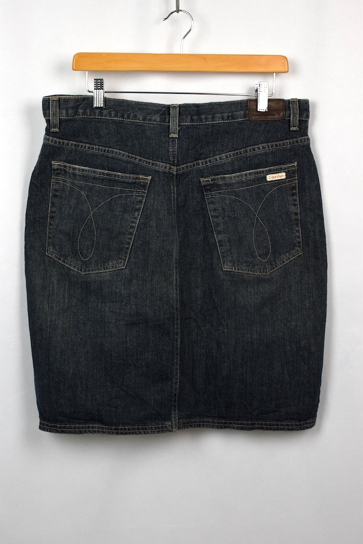 Calvin Klein Brand Denim Skirt