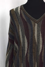 Load image into Gallery viewer, 80s/90s Striped Knitted Jumper
