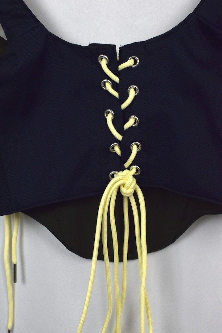 Reworked Nike Brand Corset Style Top