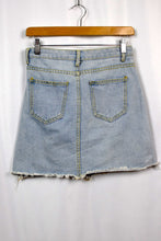 Load image into Gallery viewer, Floral Denim Mini Skirt
