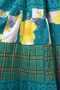 Reworked Floral Print Dress