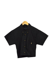 Reworked Ralph Lauren Brand Crop Top