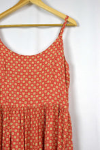 Load image into Gallery viewer, Orange Floral Print Dress
