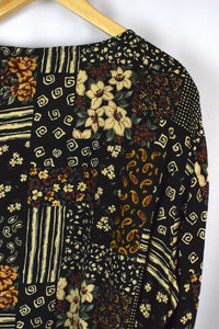 Basic Editions Brand Floral Print Top