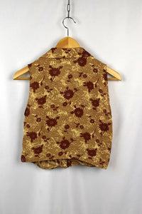 Reworked Floral Print Blouse