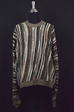 Load image into Gallery viewer, 80s/90s Striped Knitted Jumper
