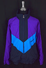 Load image into Gallery viewer, Black and Purple Spray Jacket
