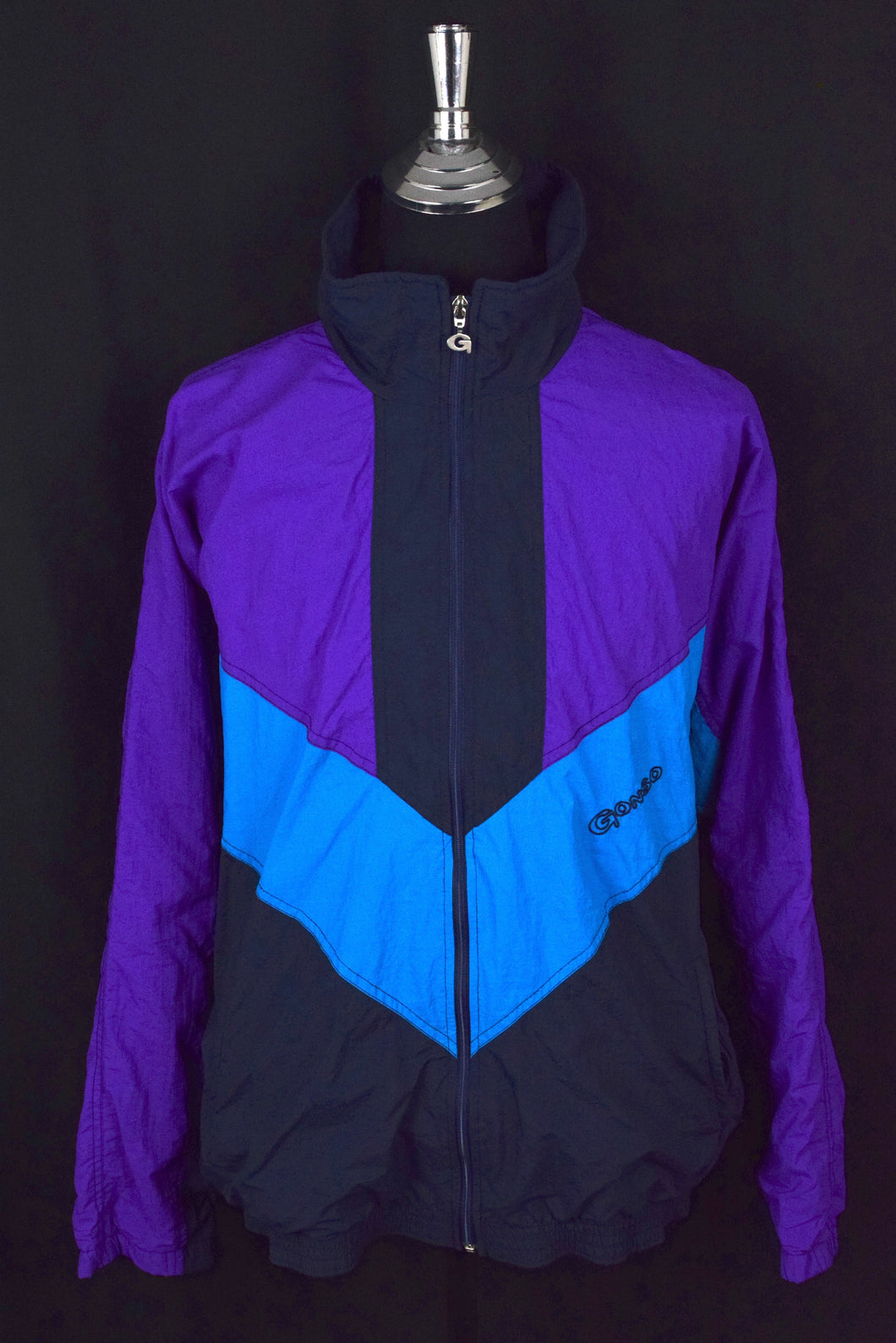 Black and Purple Spray Jacket