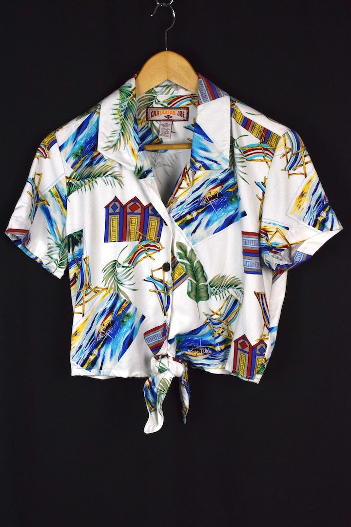Tropical Holiday Tie-Up Top