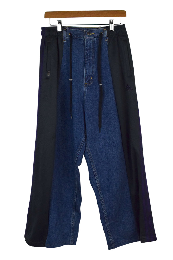 Reworked Adidas Brand Track-Jeans