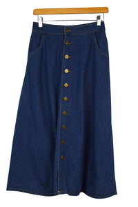 Reworked Denim Skirt