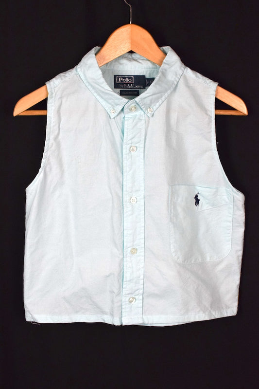 Reworked Ralph Lauren Brand Crop Top