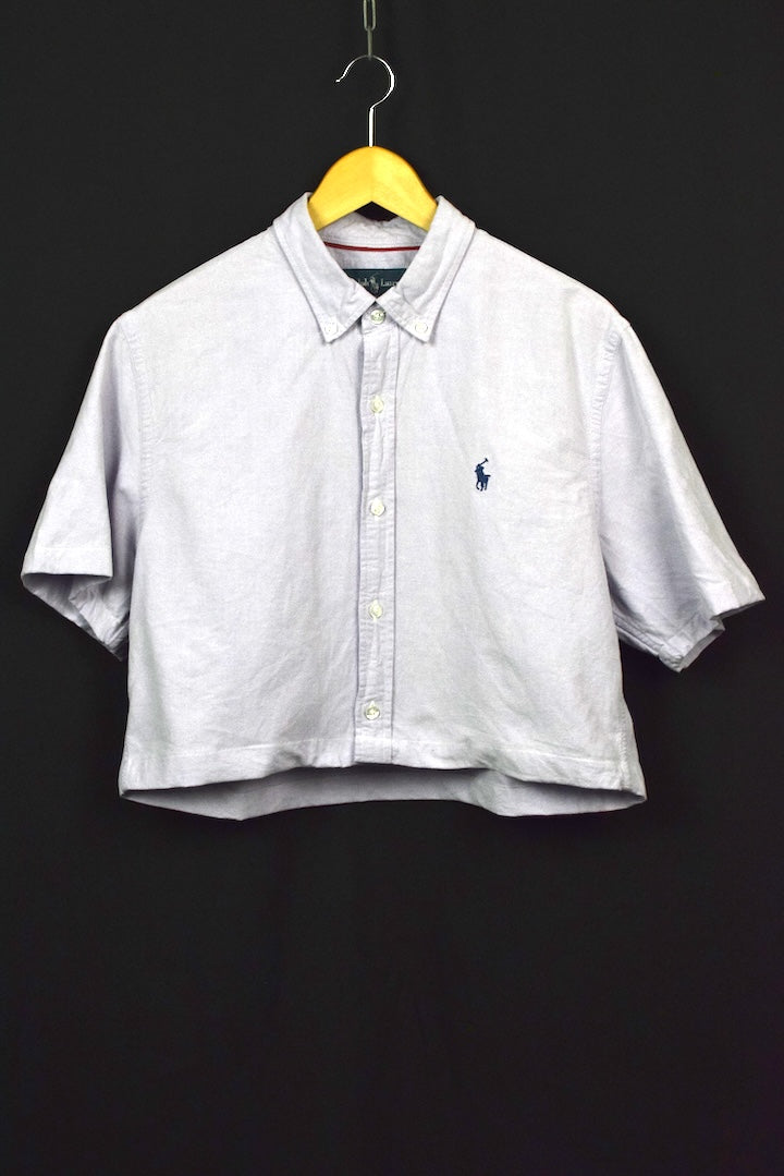 Reworked Ralph Lauren Brand Crop Top