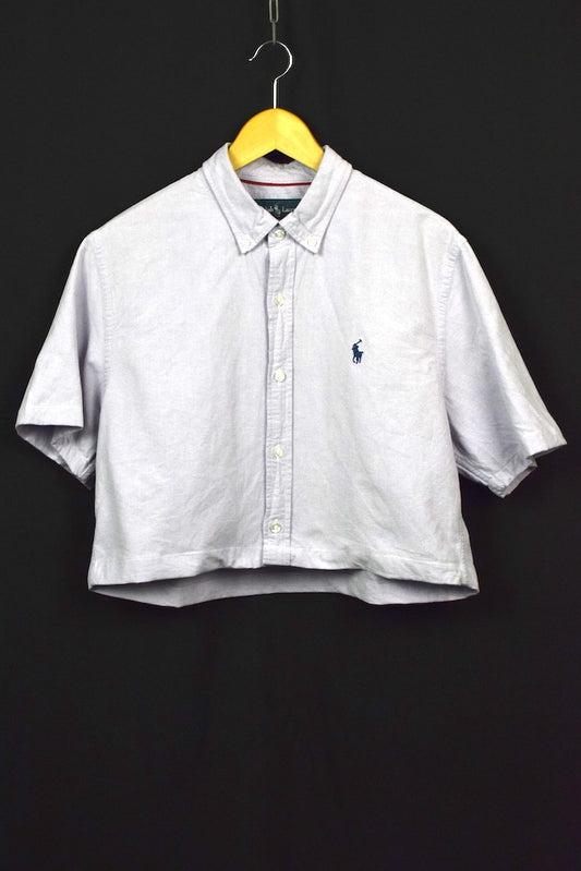 Reworked Ralph Lauren Brand Crop Top