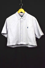 Load image into Gallery viewer, Reworked Ralph Lauren Brand Crop Top

