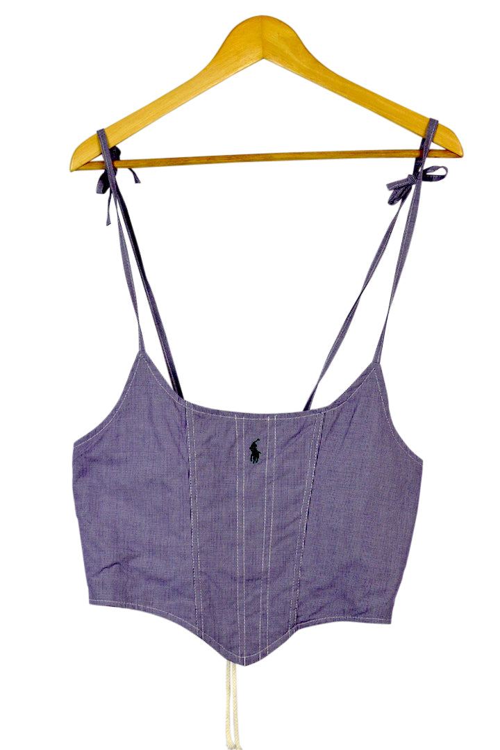 Reworked Ralph Lauren Corset Style Top