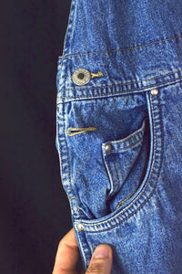Short Denim Overalls