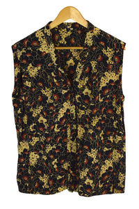 Reworked Floral Print Blouse