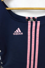 Load image into Gallery viewer, Reworked Adidas Cropped Top
